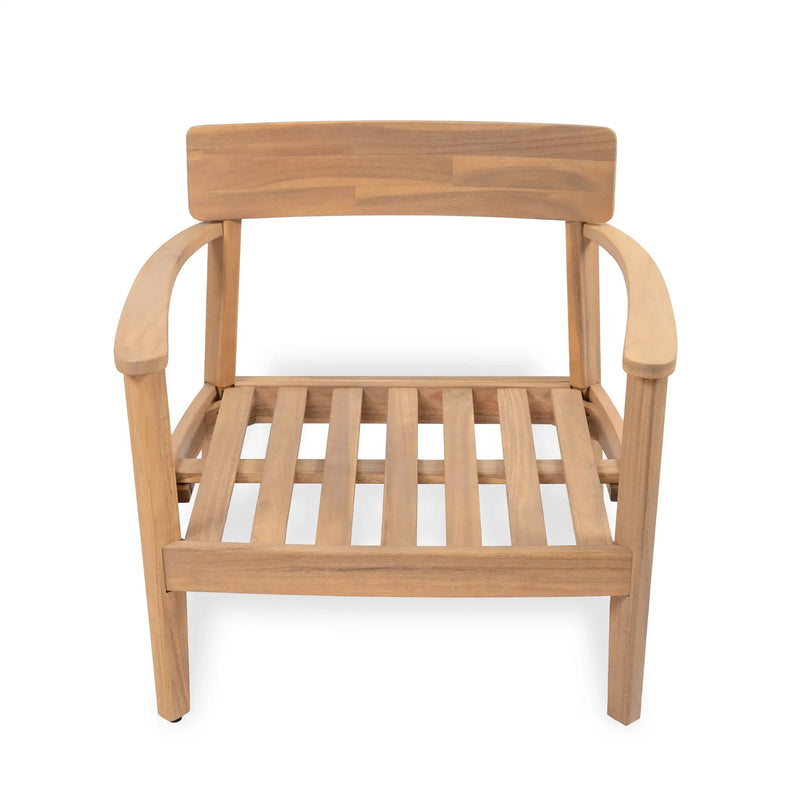 Mallorca Acacia Wood Club Chair With Seat Cushion by HouseOfZazla