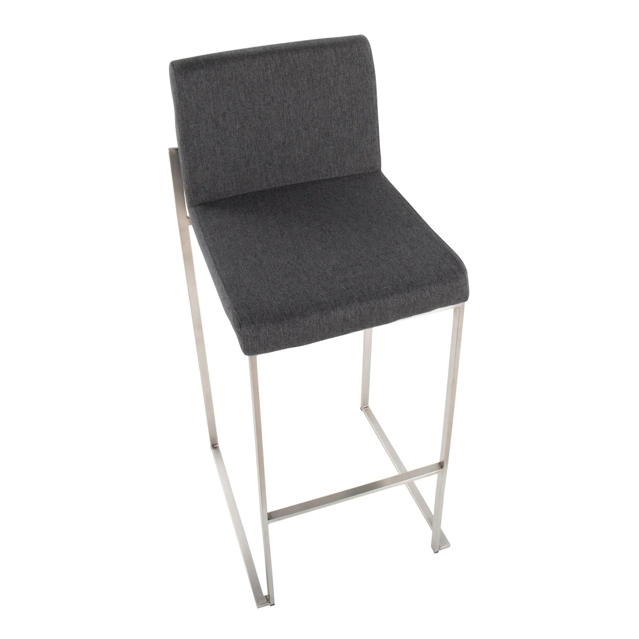 Fuji - Contemporary And Modern Elegance High Back Barstool by Unique Piece Furniture