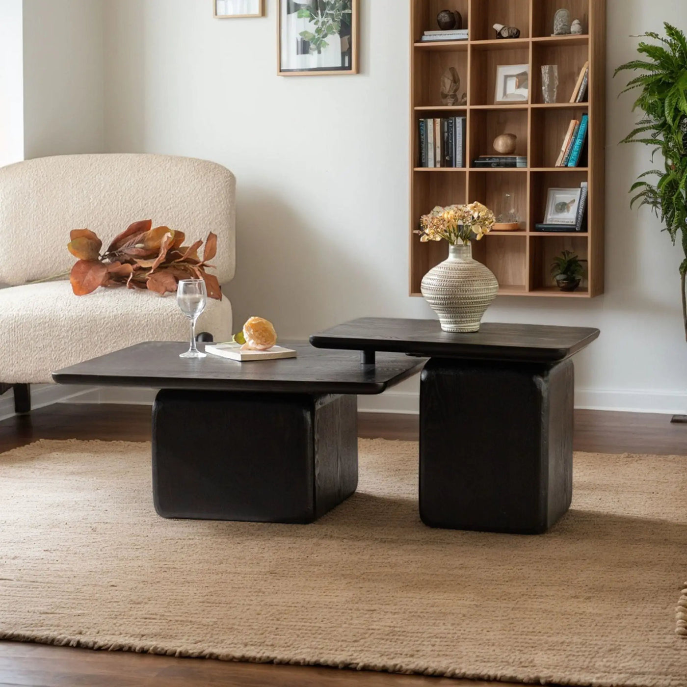 Square Coffee Table Set (Set of 2) by HouseOfZazla