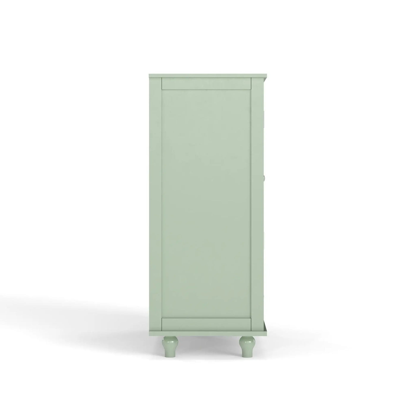 Minimalist Buffet Cabinet With Double Glass Doors And Drawer by HouseOfZazla