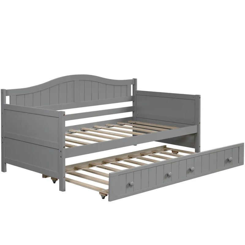 Wooden Daybed, Sofa Bed, No Box Spring Needed by HouseOfZazla