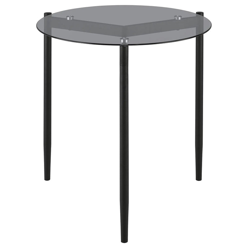 Rosalie 2-piece Round Coffee and End Table Set Grey by Unique Piece Furniture