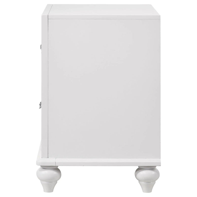Barzini 2-drawer Nightstand White by Unique Piece Furniture