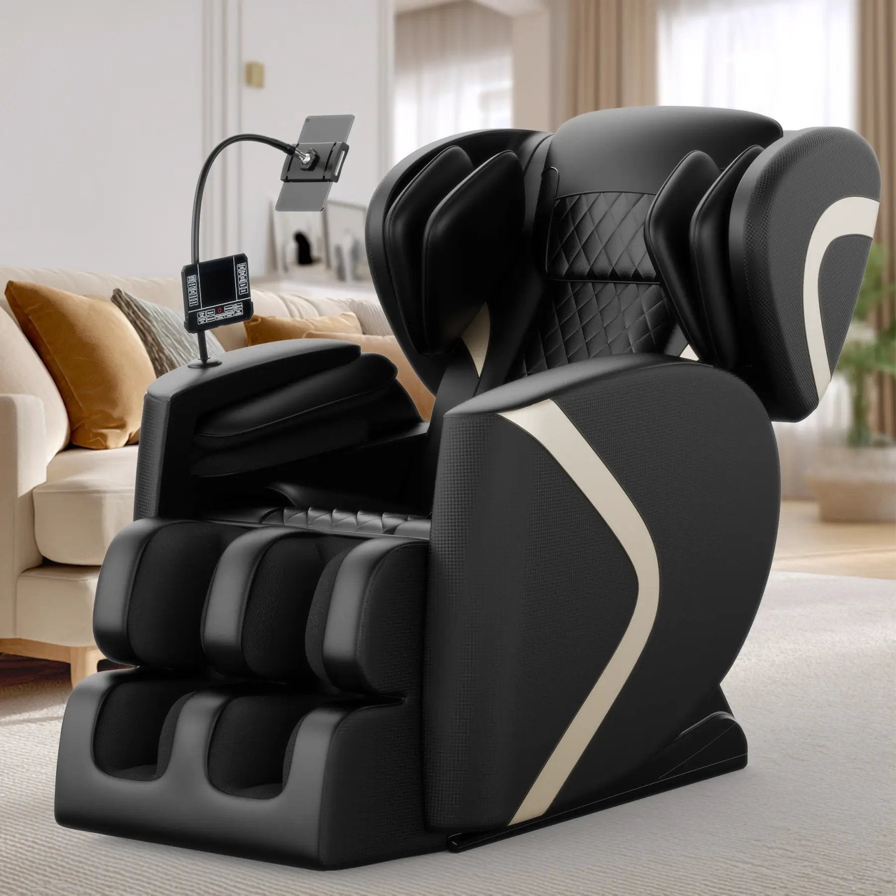 Massage Chair Recliner with Zero Gravity and Full Body Air Pressure by HouseOfZazla