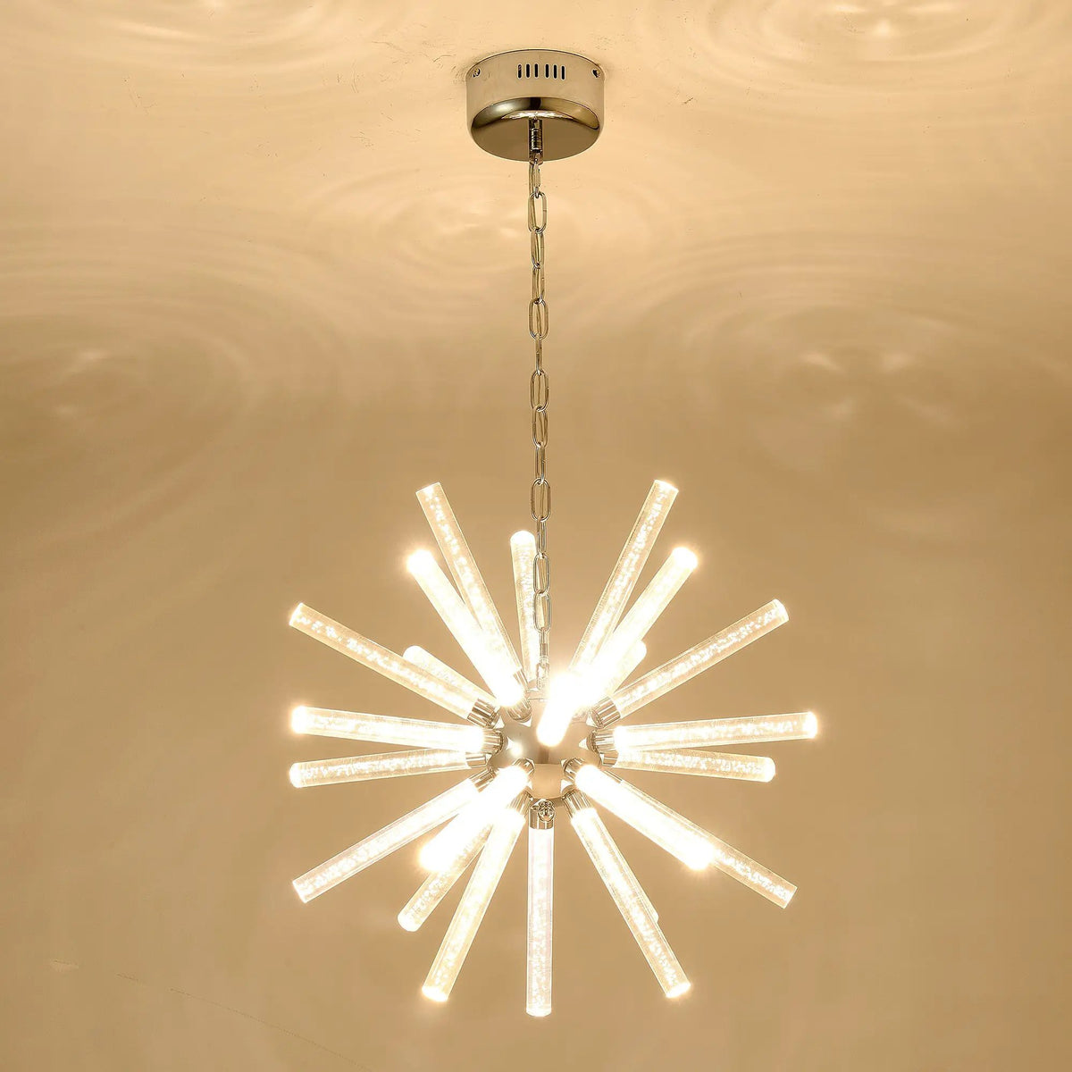 24-Light Bubble Pillar Chandelier by HouseOfZazla