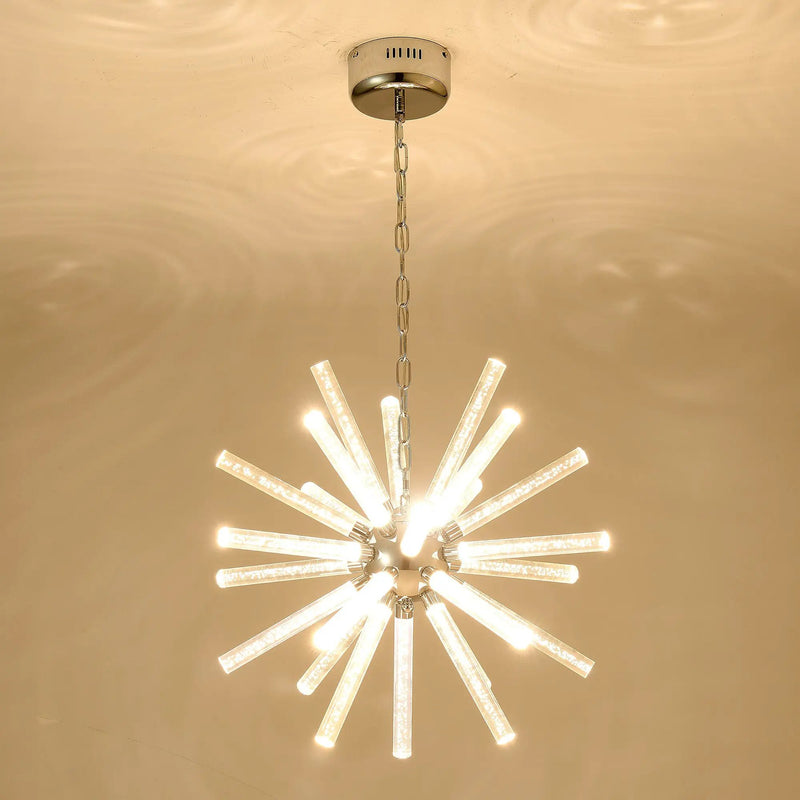 24-Light Bubble Pillar Chandelier by HouseOfZazla