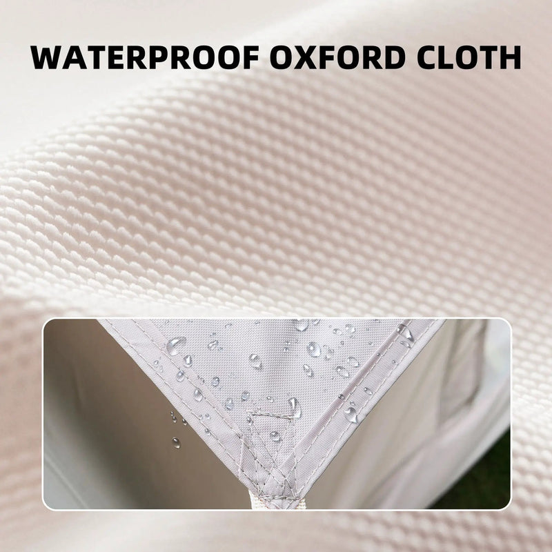 6.3m² Inflatable Camping Tent with Clear Skylight and 420D Oxford Waterproof Fabric by HouseOfZazla