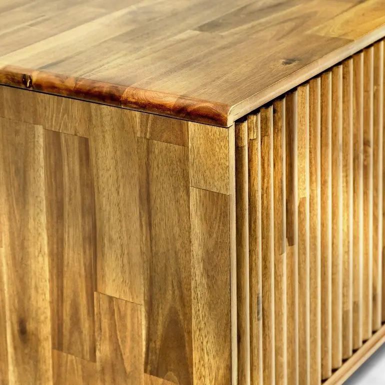 Bosk Wood Fluted TV Stand by Megsu