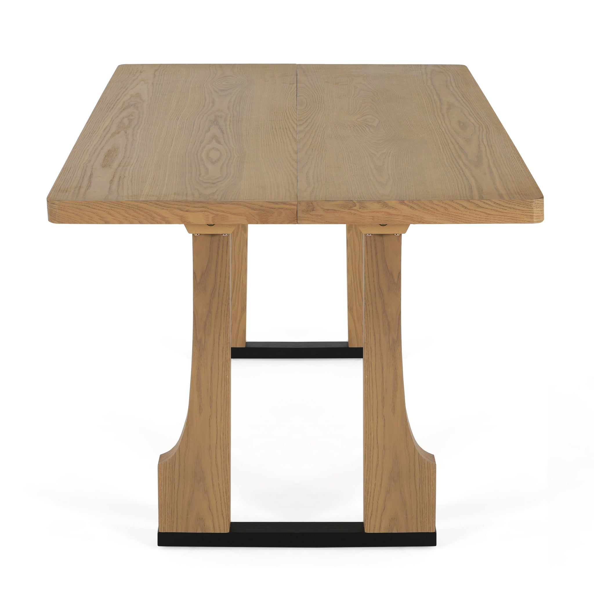 63" Rectangular Dining Table (Light Ash) by HouseOfZazla