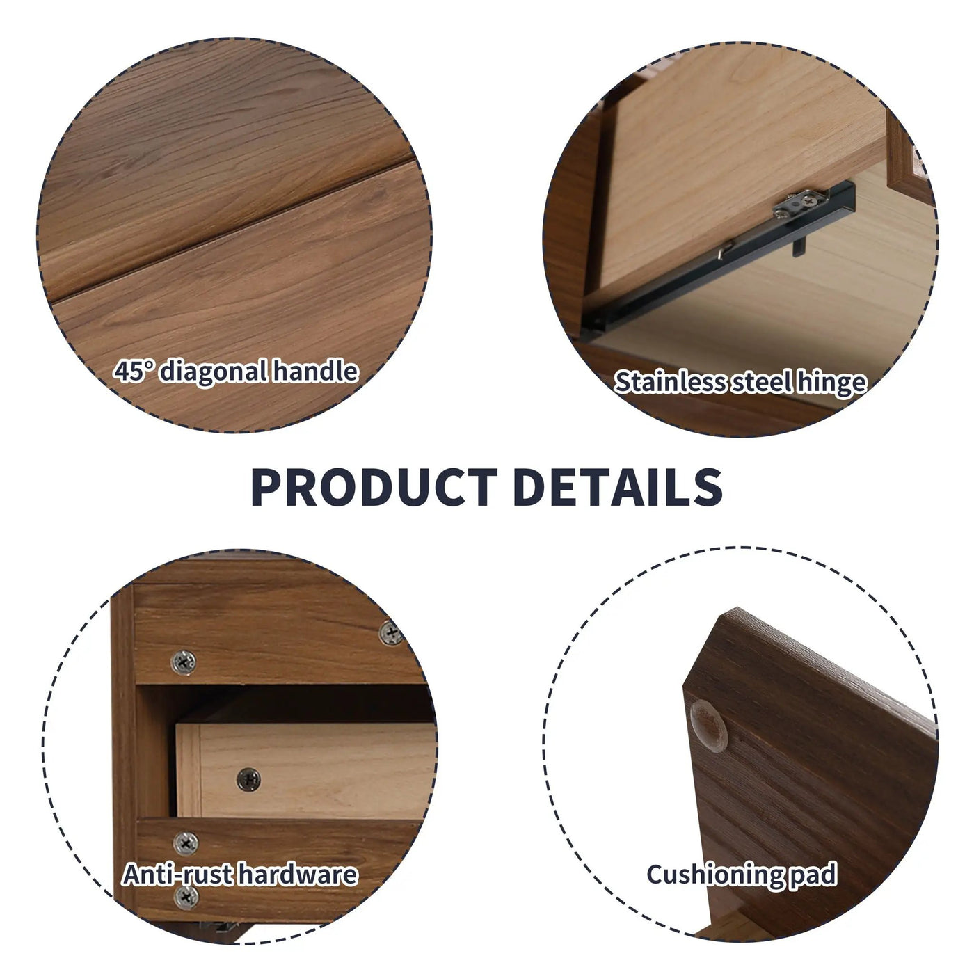 Modern Minimalist Bathroom Cabinet With Soft Close Drawers And Floating Mounting Design by HouseOfZazla