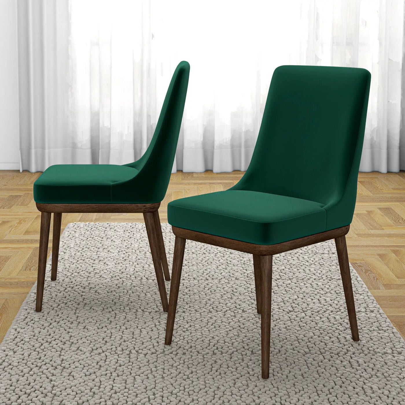 Kate - Mid-Century Modern Dining Chair (Set of 2) by HouseOfZazla