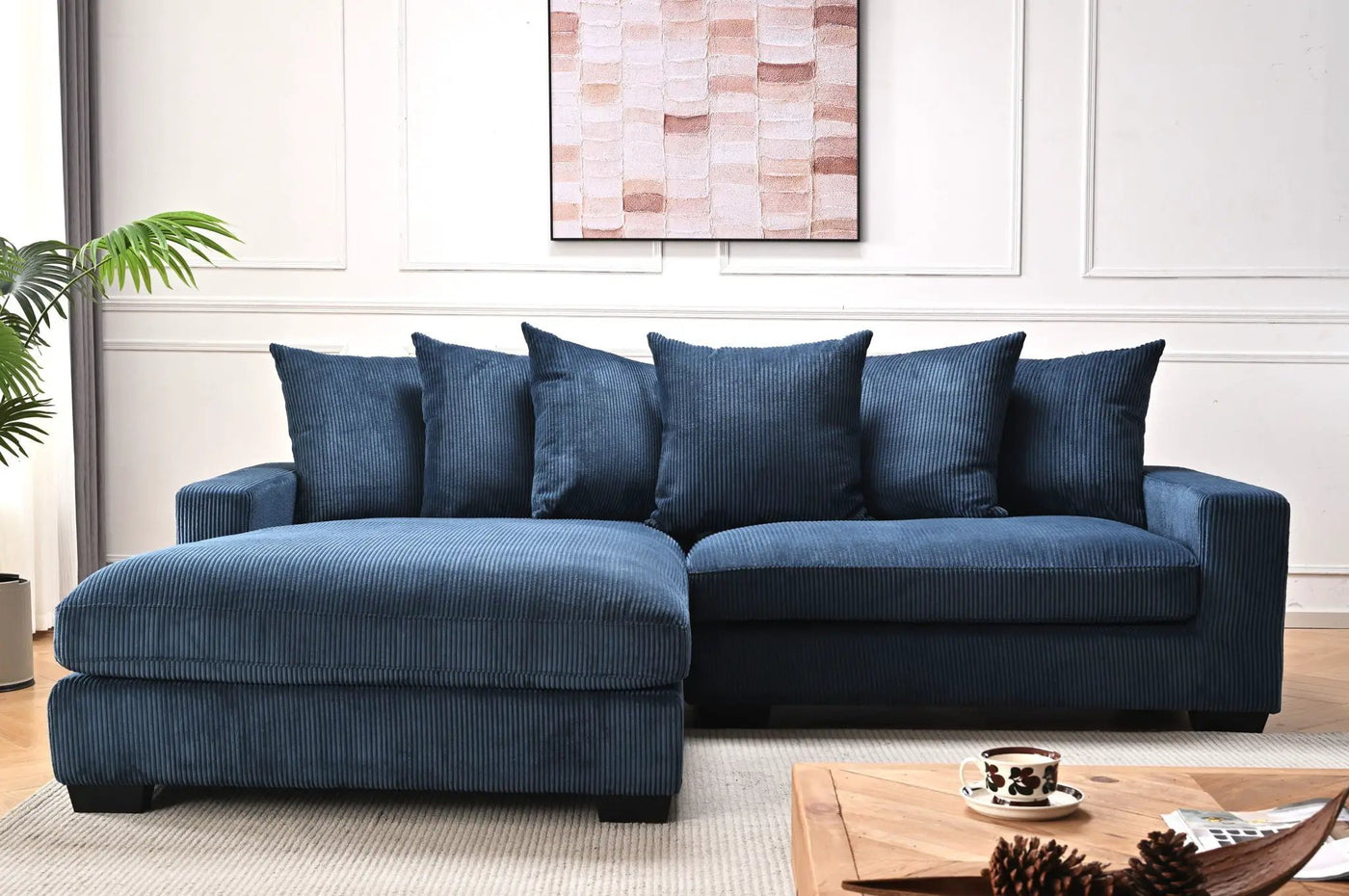 Luxe - Oversized 2 Piece Sectional Couches For Living Room, L Shaped Sofa With Chaise by Unique Piece Furniture