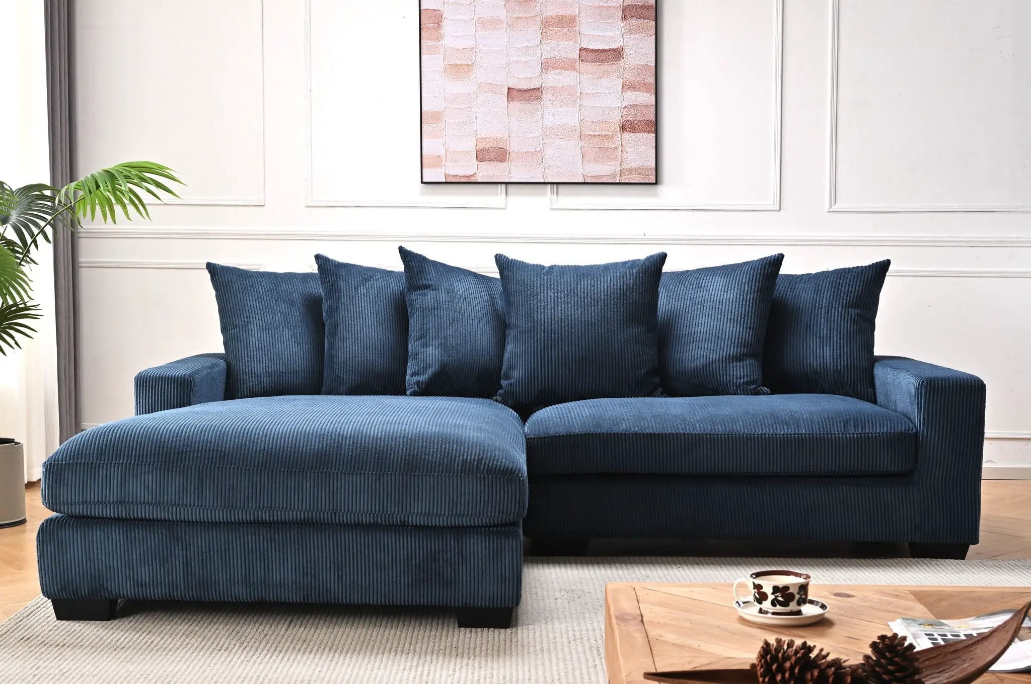 Luxe - Oversized 2 Piece Sectional Couches For Living Room, L Shaped Sofa With Chaise by Unique Piece Furniture