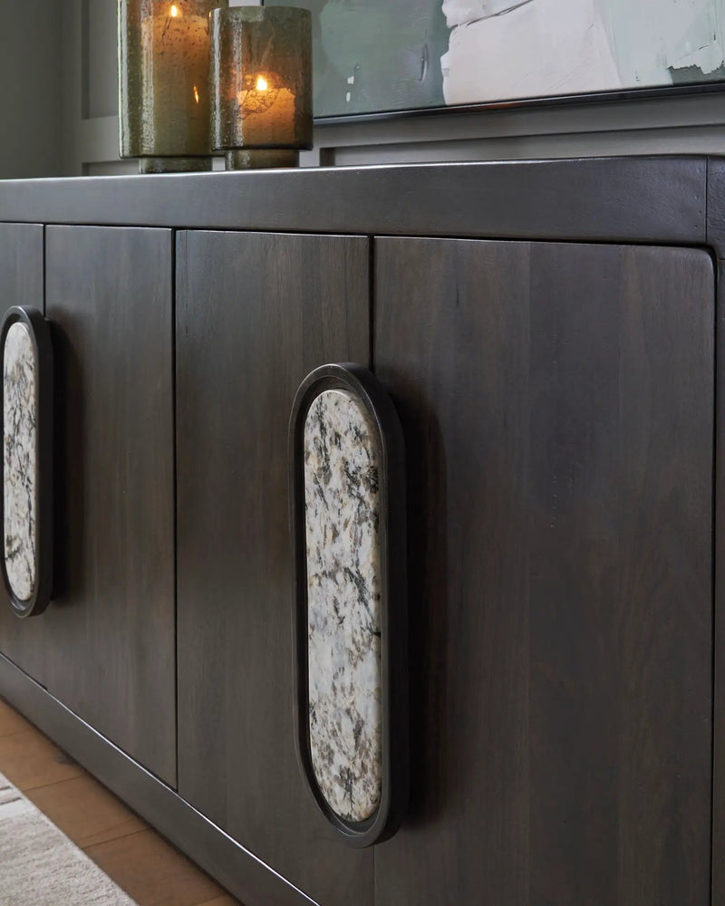 Elliston - Accent Cabinet - Espresso Brown by Unique Piece Furniture