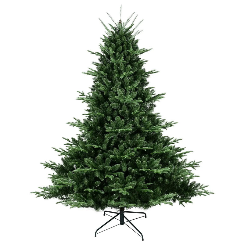 Full-Shaped 6 Ft Christmas Tree with 1673 PE/PVC Tips by HouseOfZazla