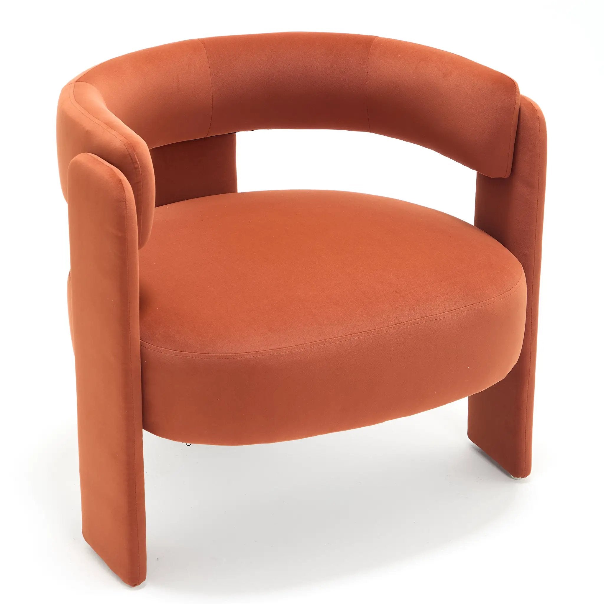 Accent Chair for Living Room, Velvet Comfy Single Sofa Chair by HouseOfZazla