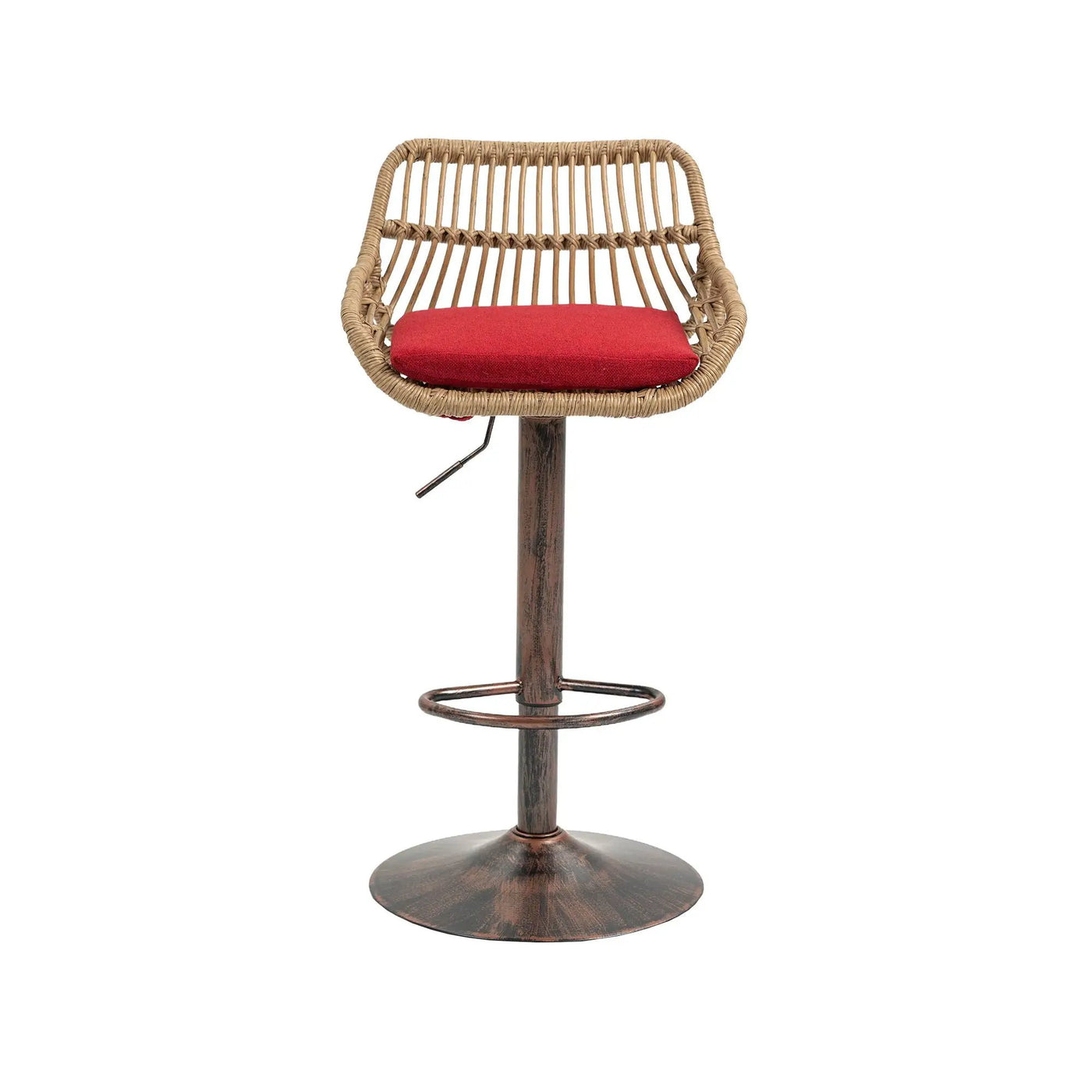 Modern Swivel Bar Stools Adjustable Counter Chairs With Footrest (Set of 2) by HouseOfZazla