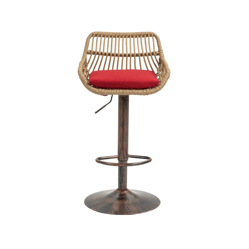 Modern Swivel Bar Stools Adjustable Counter Chairs With Footrest (Set of 2) by HouseOfZazla