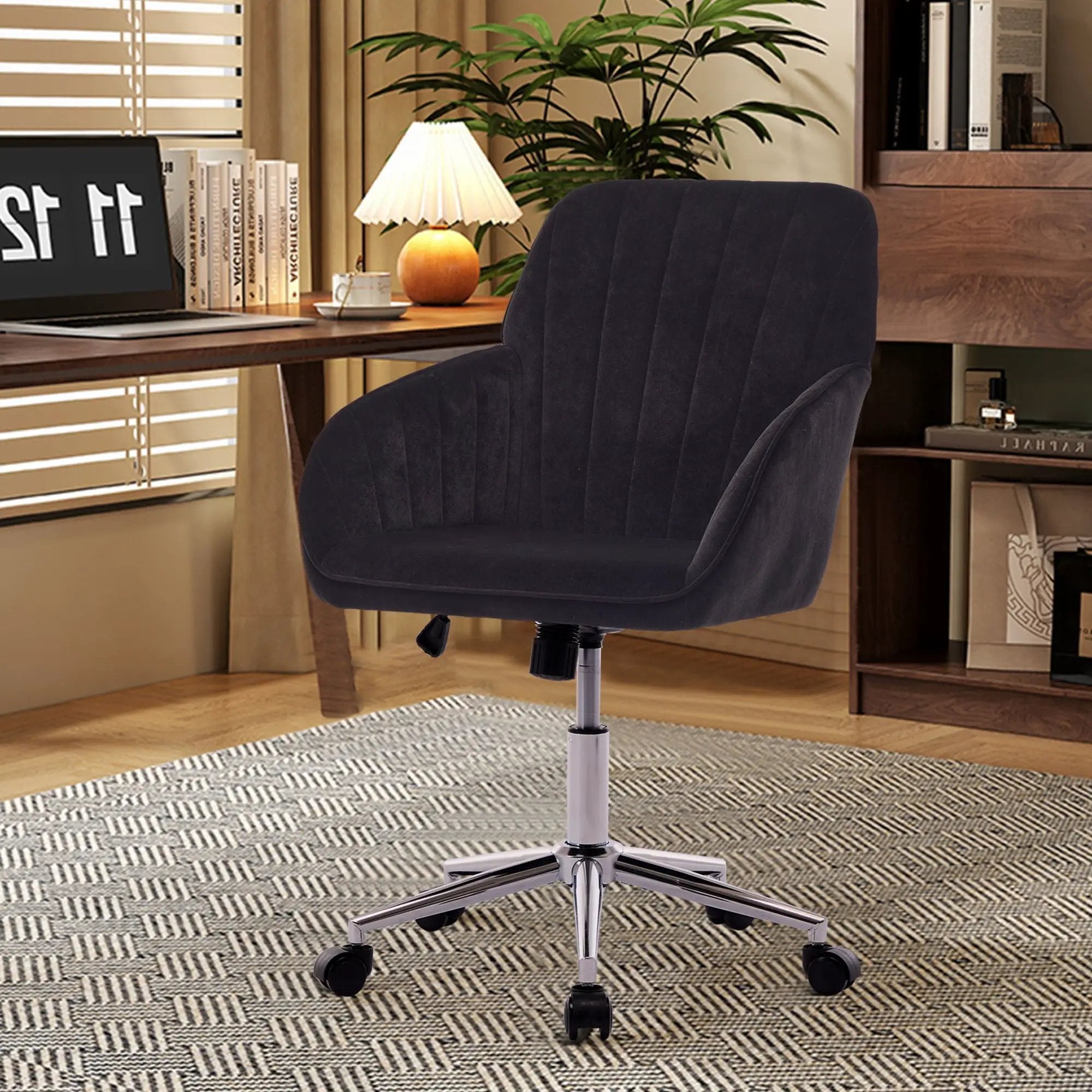 Adjustable Ergonomic Office Chair, Swivel Backrest Seat by Unique Piece Furniture