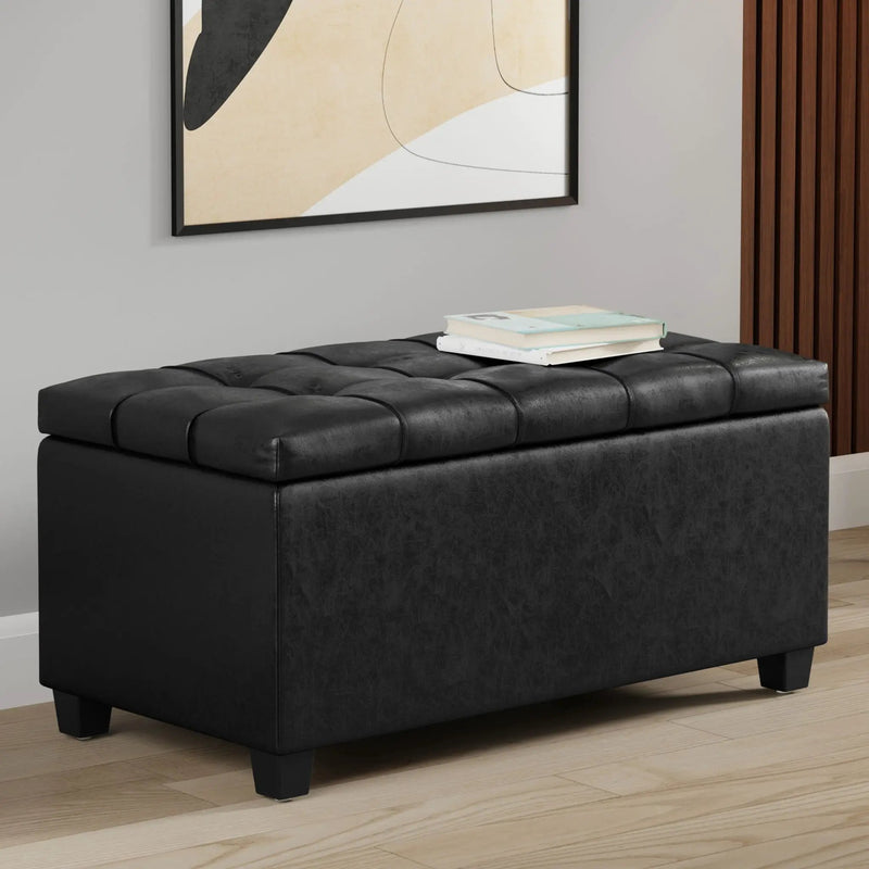 Sienna - Transitional Storage Ottoman Bench by Unique Piece Furniture