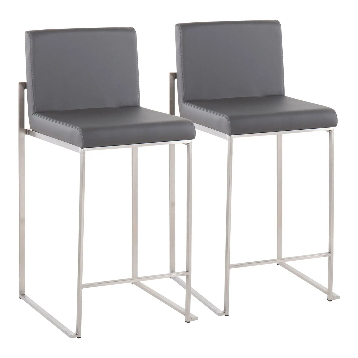 Fuji - Contemporary High Back Counter Stool, Functional Design by HouseOfZazla