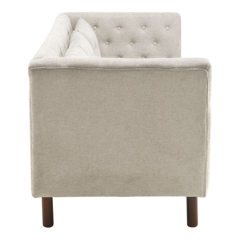 Upholstered Sofa Modern 3 Seater Sofa Couch With Tufted Design For Living Room by HouseOfZazla