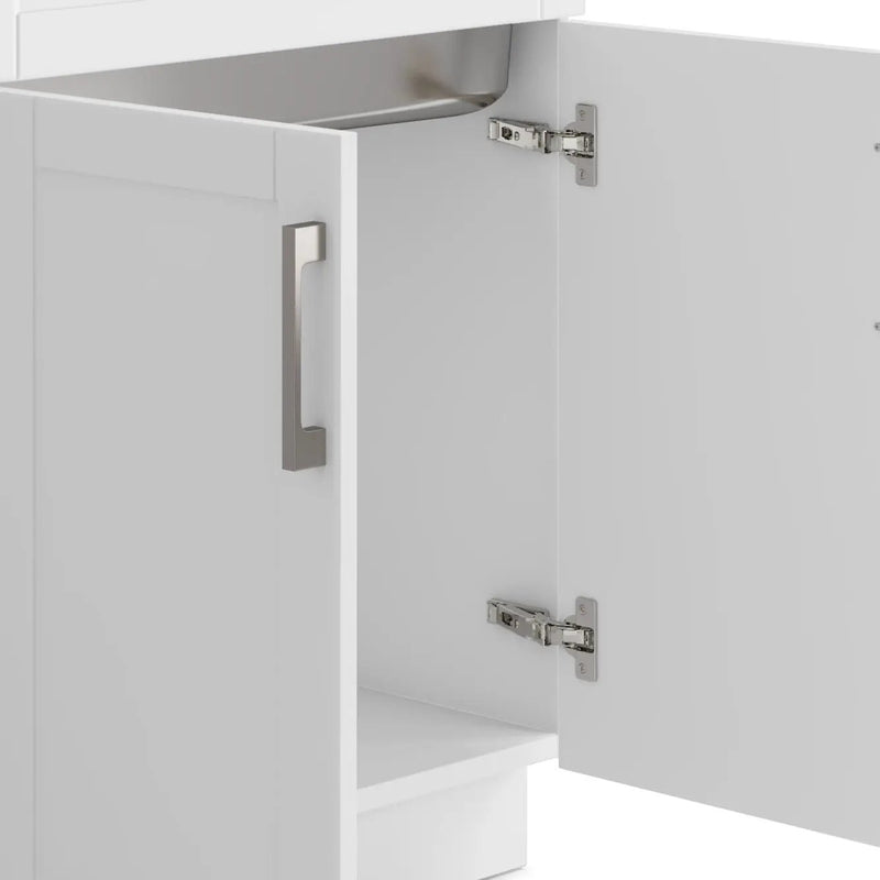 Hennessy - Deluxe Laundry Cabinet With Faucet And Stainless Steel Sink by Unique Piece Furniture