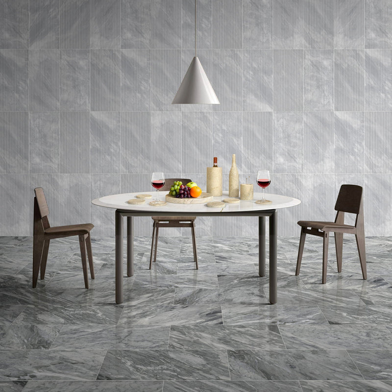 10 Pieces Luxury Natural Marble Dining Room Accessories Set by HouseOfZazla