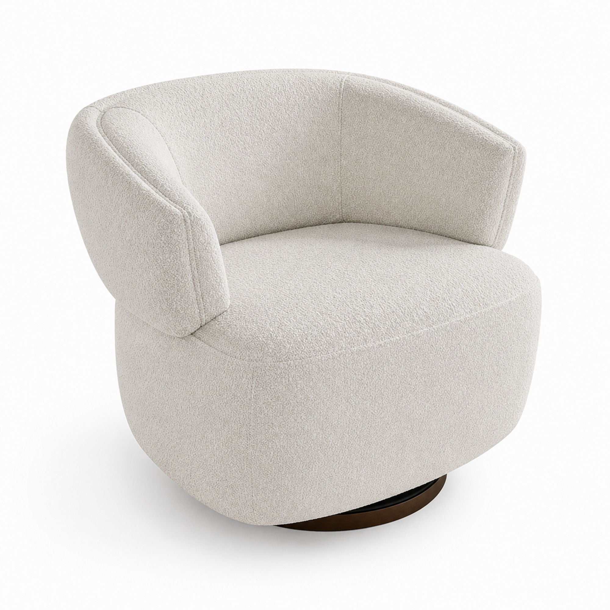 Swivel Barrel Accent Oversized Club Chair by HouseOfZazla
