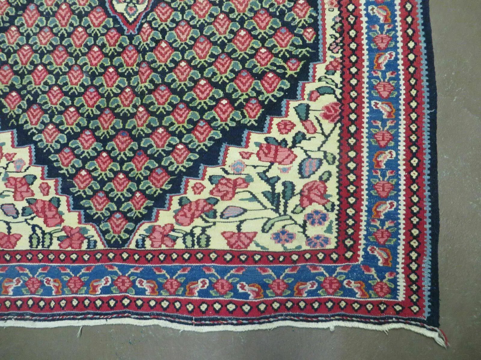 4' X 6' Vintage Handmade Turkish Flat weave Rug Tribal by Jewel Rugs