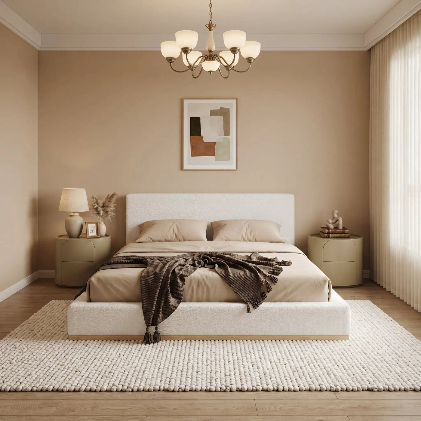 Elegant Upholstered Bed by HouseOfZazla