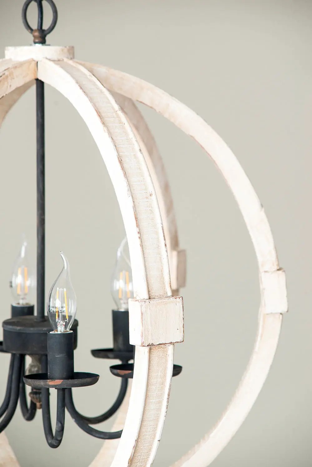 Chandelier, Hanging Light Fixture With Adjustable Chain For Kitchen, Bulb Not Included by Unique Piece Furniture