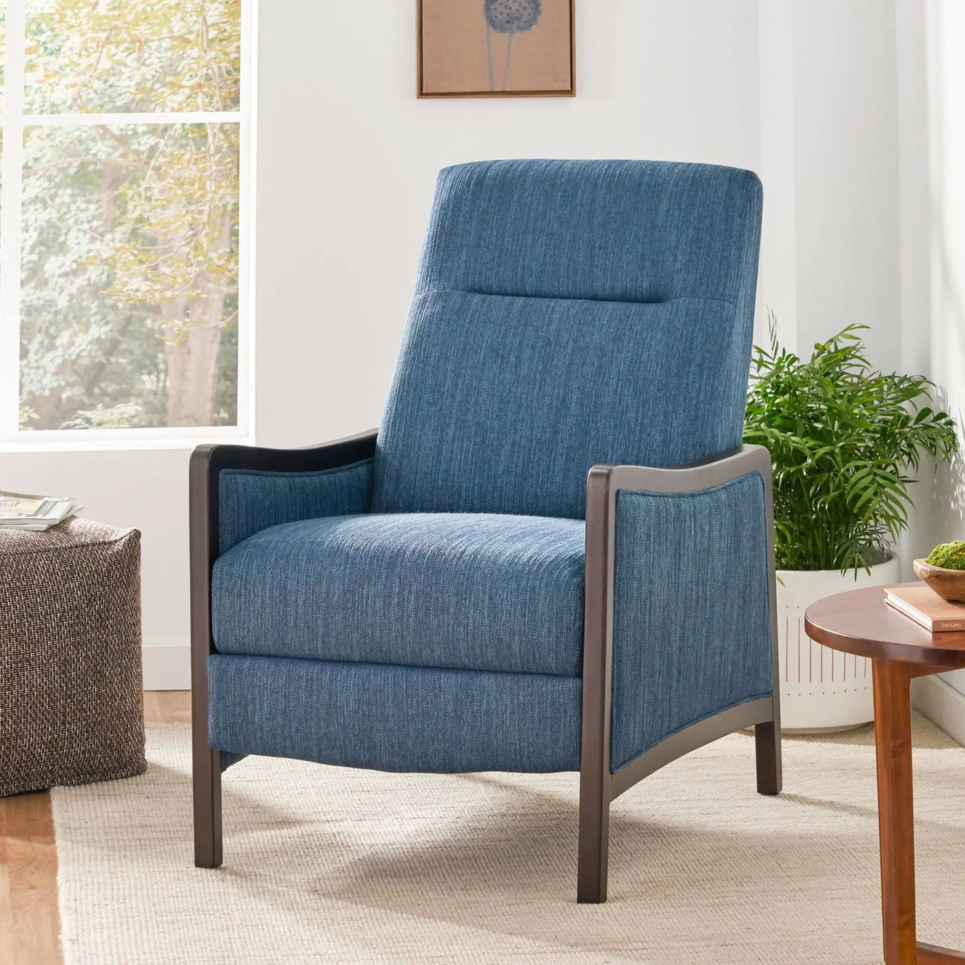 Drury - Contemporary Fabric Upholstered Pushback Recliner by Unique Piece Furniture