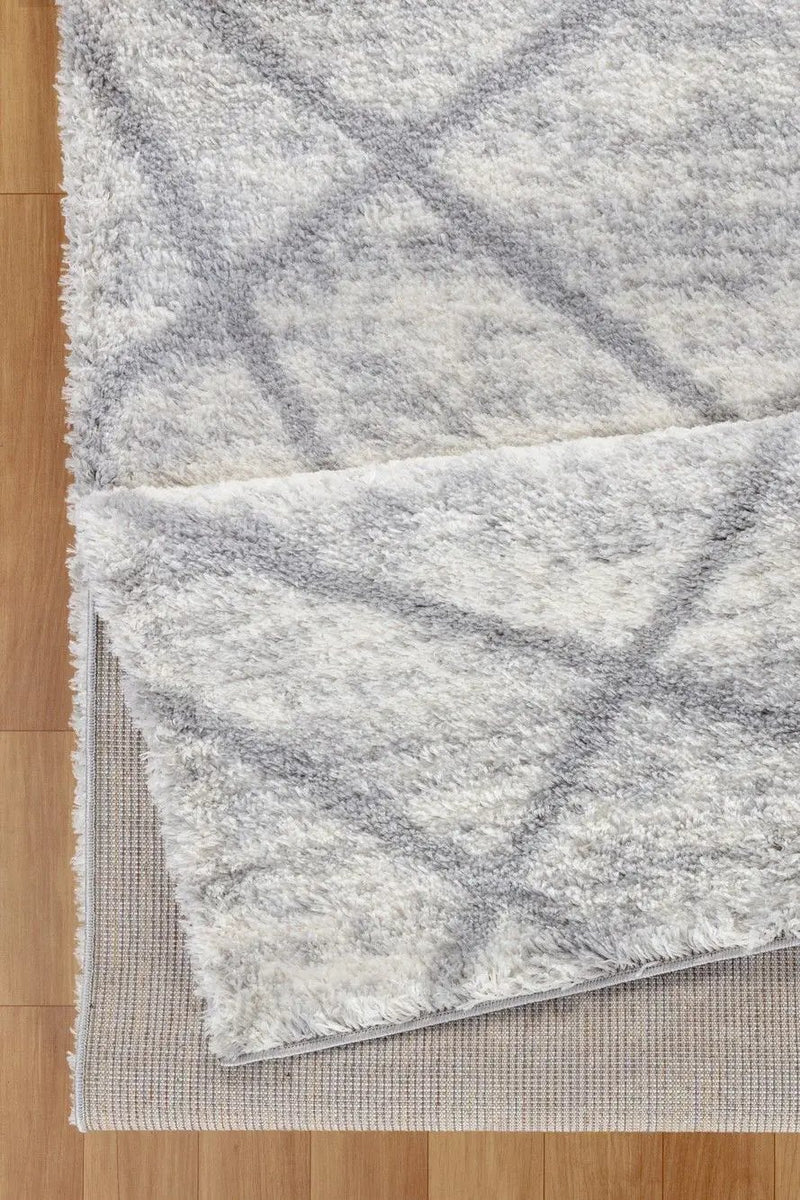Loft Shag - 5' 3" X 7' Polypropylene, Shaggy Area Rug - Gray by HouseOfZazla