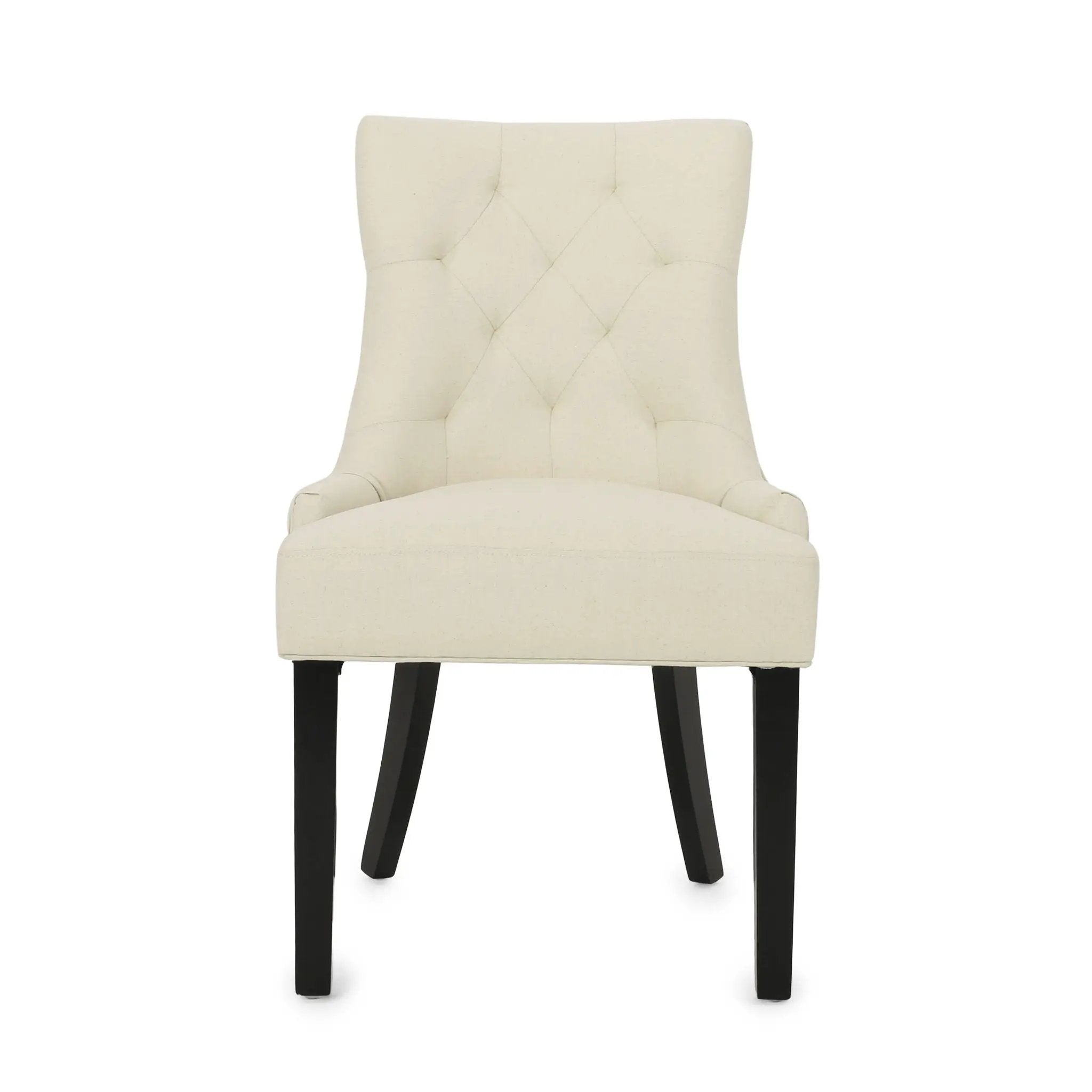 Cheney Contemporary Dining Chair Tufted Upholstery (Set of 2) by HouseOfZazla
