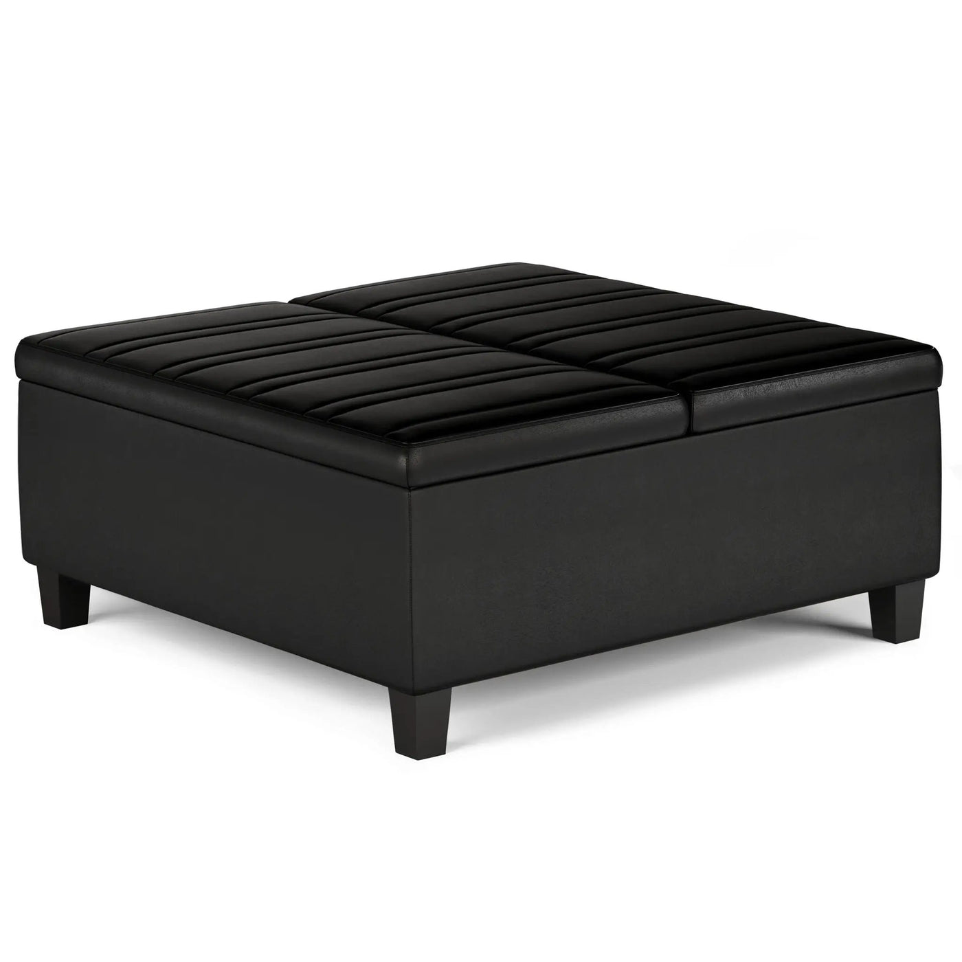 Ellis - Coffee Table Storage Ottoman Contemporary Design by HouseOfZazla