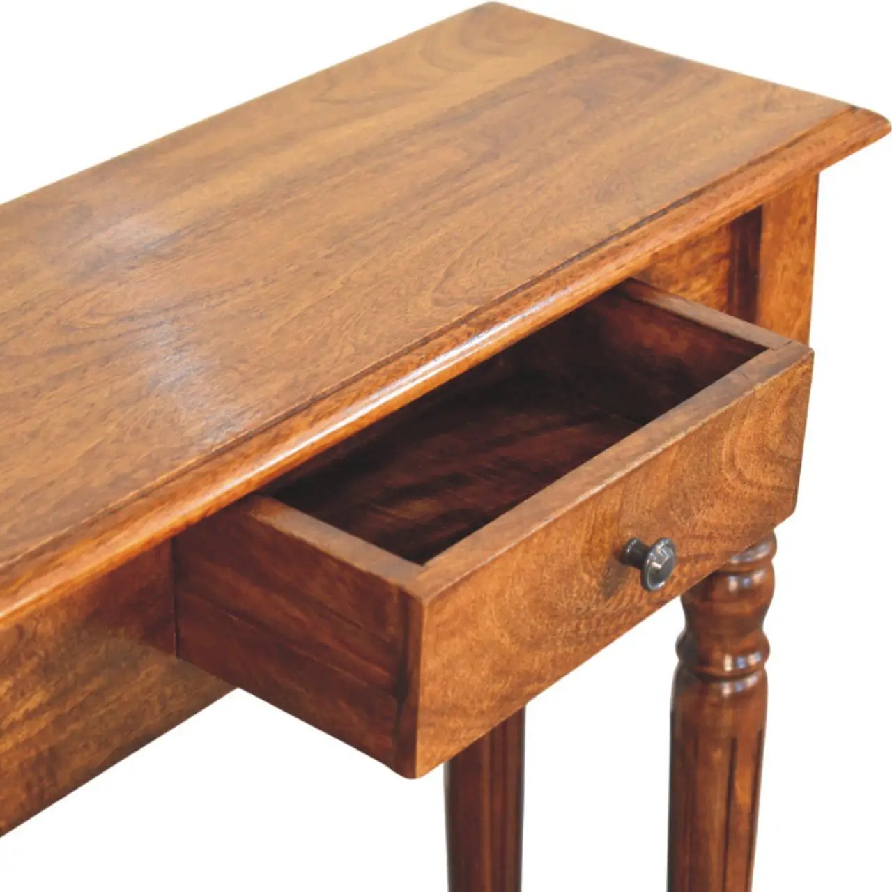 Turned Legs Drawer Console Table by Unique Piece Furniture