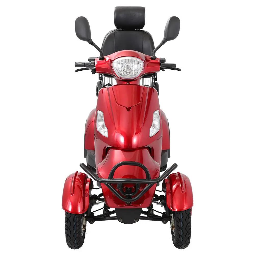 Electric Mobility Scooter With Big Size, High Power - Red by HouseOfZazla