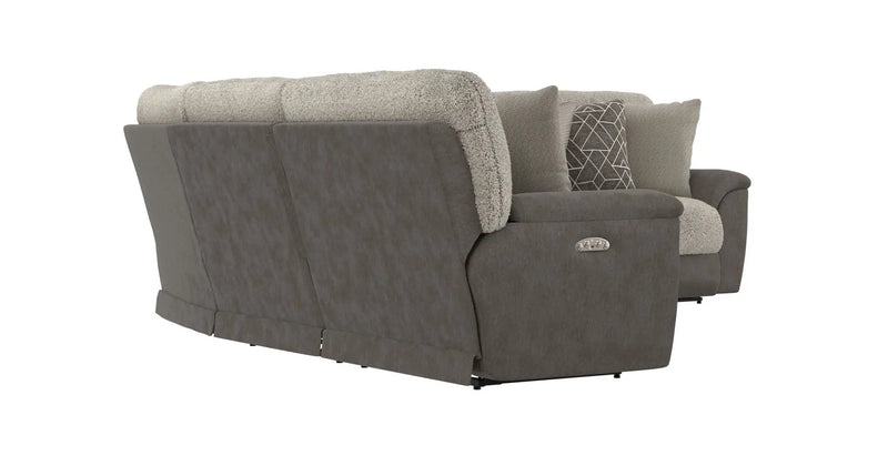 Rendezvous - 5 Piece Modular Sectional With 3 Reclining Seats - Umber by Unique Piece Furniture