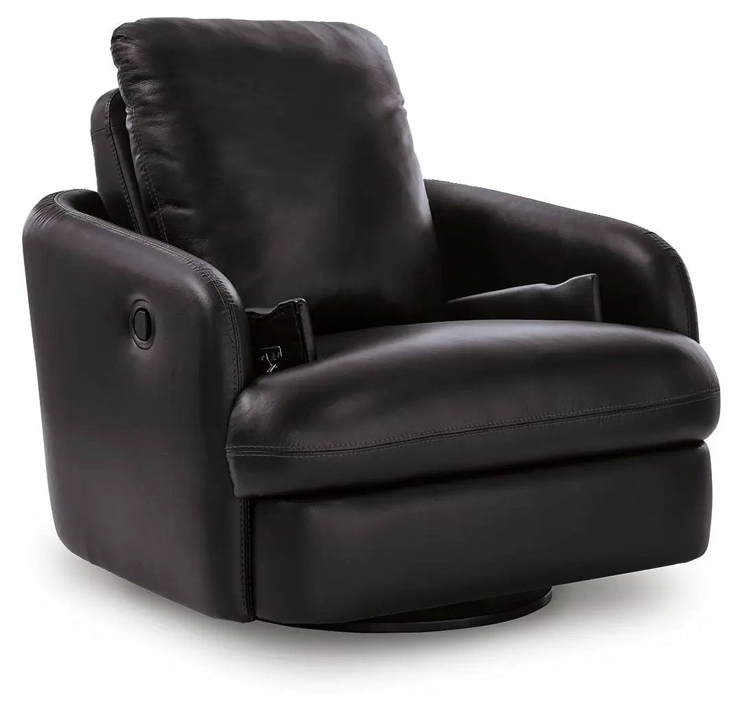 Modmax II - Swivel Glider Recliner - Black by Unique Piece Furniture