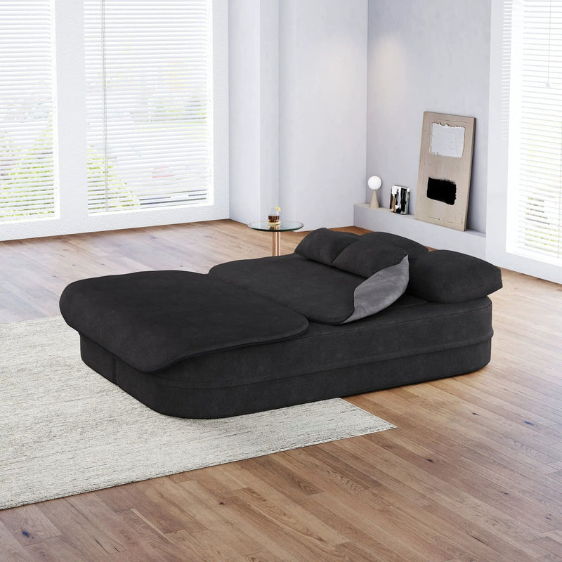 2 In 1 Foldable Sofa Bed With Multi Functional Blanket, Floor Lounge Sofa by HouseOfZazla