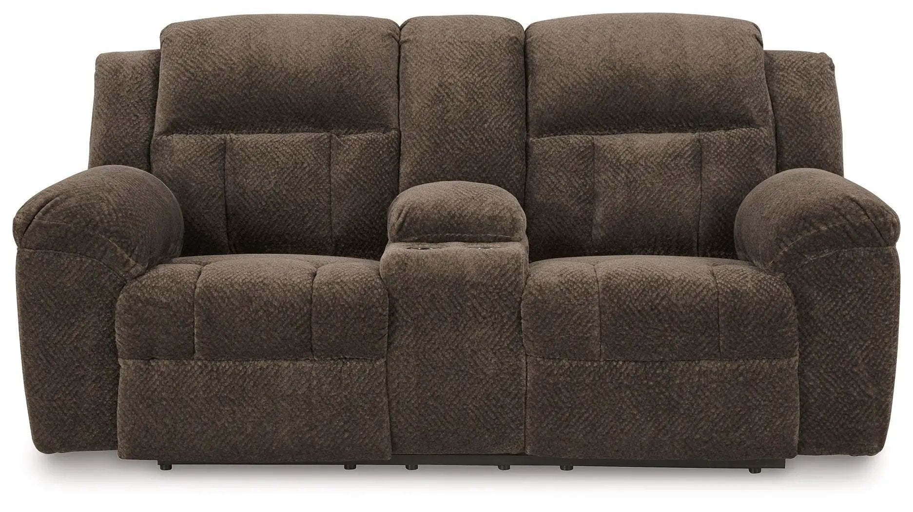 Frohn - Dbl Reclining Loveseat With Console by Unique Piece Furniture