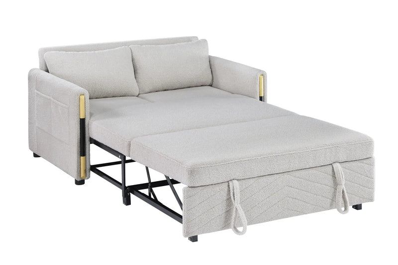 Percy - Teddy Sleeper Loveseat With Dual-Pull Sleeper Design by Unique Piece Furniture