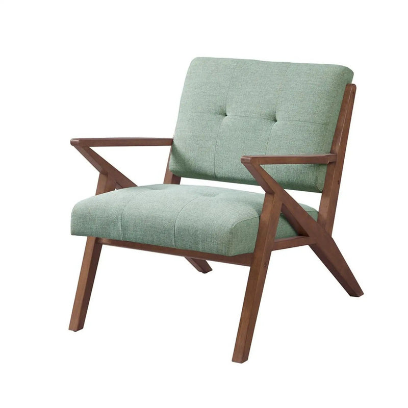 Lounge Chair With Tufted Upholstery And Solid Frame by Unique Piece Furniture