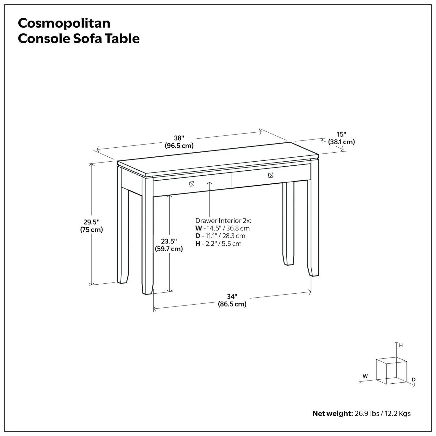 Cosmopolitan - Multipurpose Table by Unique Piece Furniture
