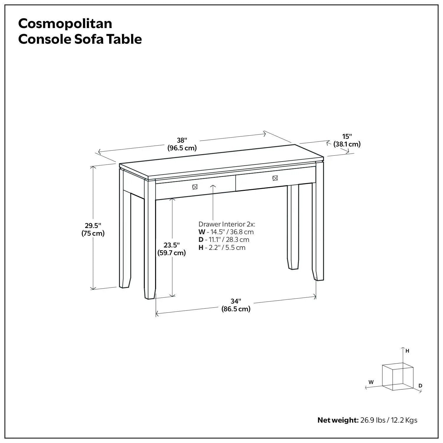 Cosmopolitan - Multipurpose Table by Unique Piece Furniture