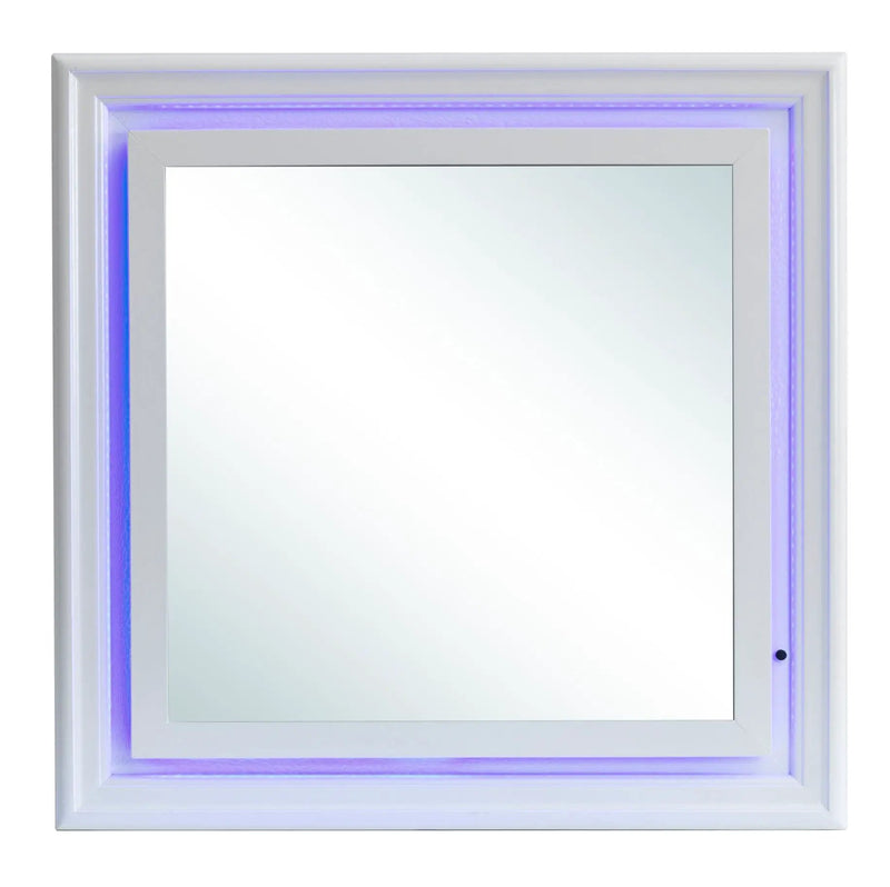 Lorana - Elegant Transitional LED Mirror by HouseOfZazla
