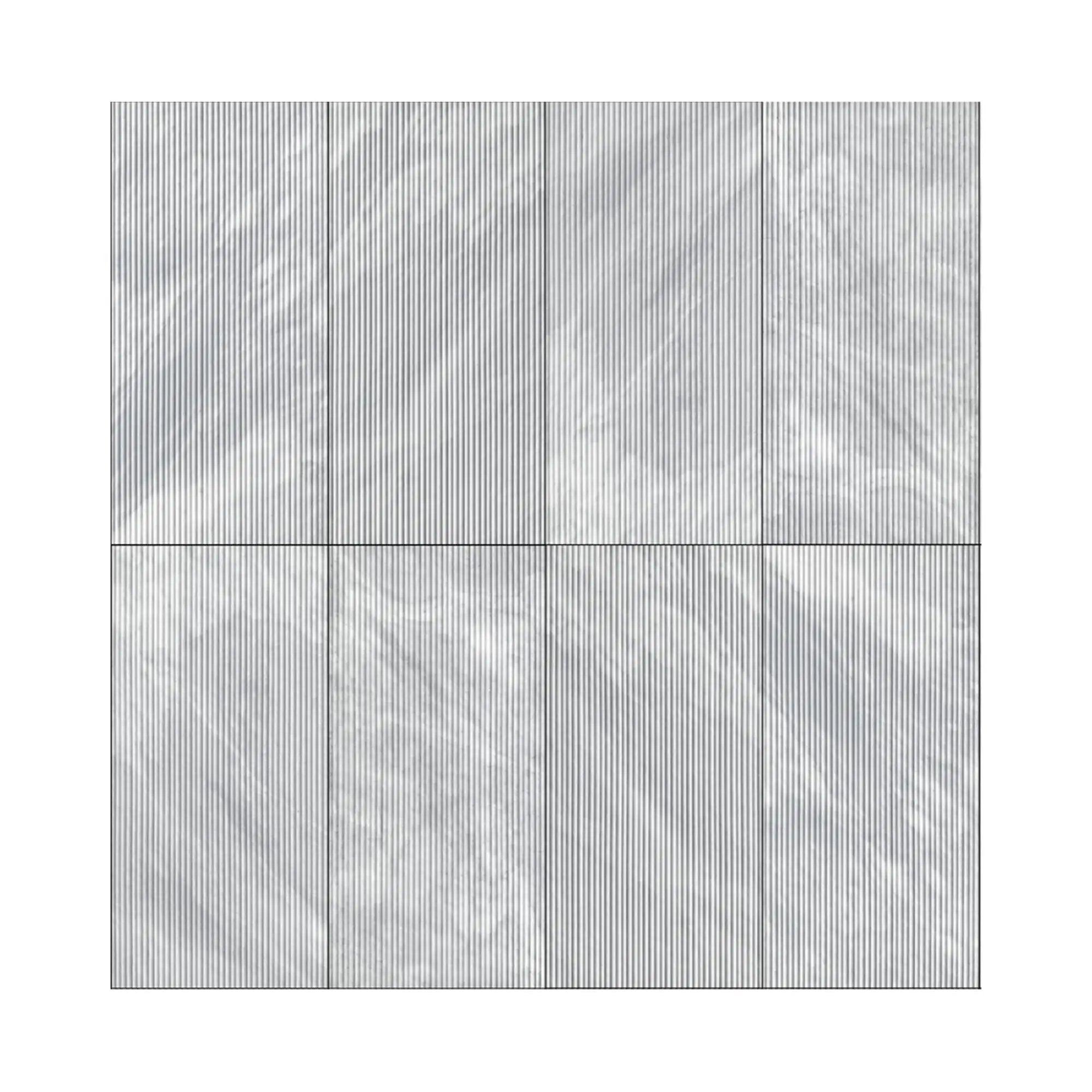 Textured Finished, 3D Tiles For Wall Decoration (Set of 4) by HouseOfZazla