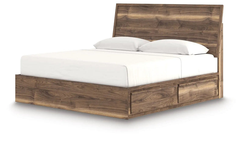 Chirason - Panel Bed With Storage by Unique Piece Furniture