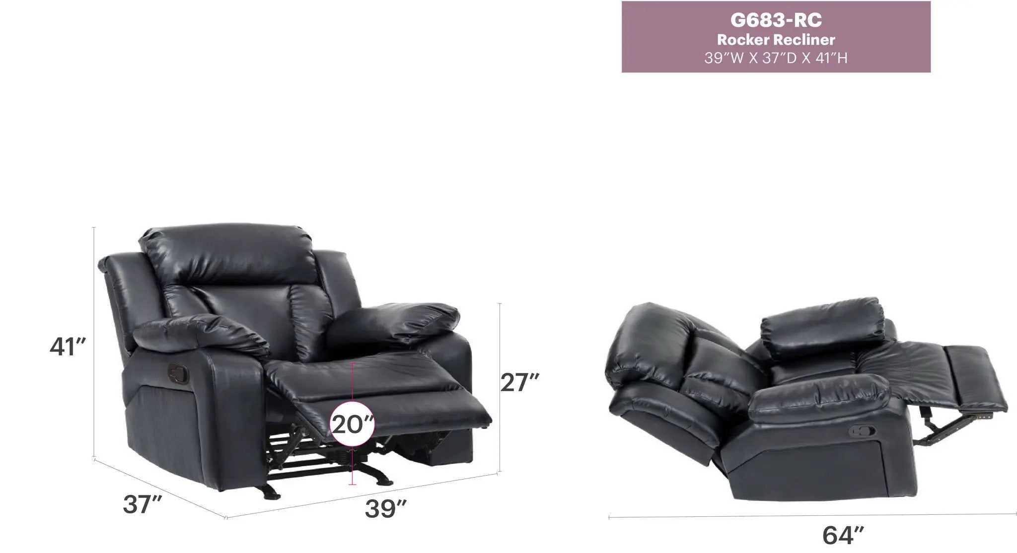 Comfortable Rocking Motion Recliner by HouseOfZazla